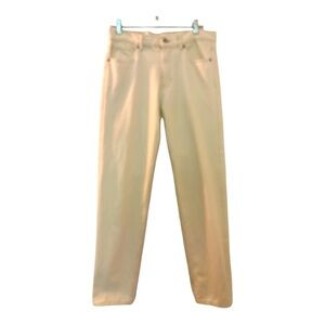 MNG BY MANGO men’s all cotton,cream beige denim jeans size 32. Straight leg